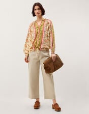 Eline Floral Print Blouse, Ivory (IVORY), large