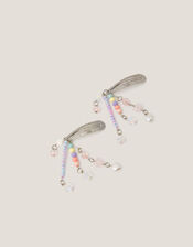 2-Pack Beaded Charm Hair Clips , , large