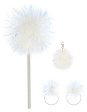 Tinsel Pom-Pom Accessory Set, , large