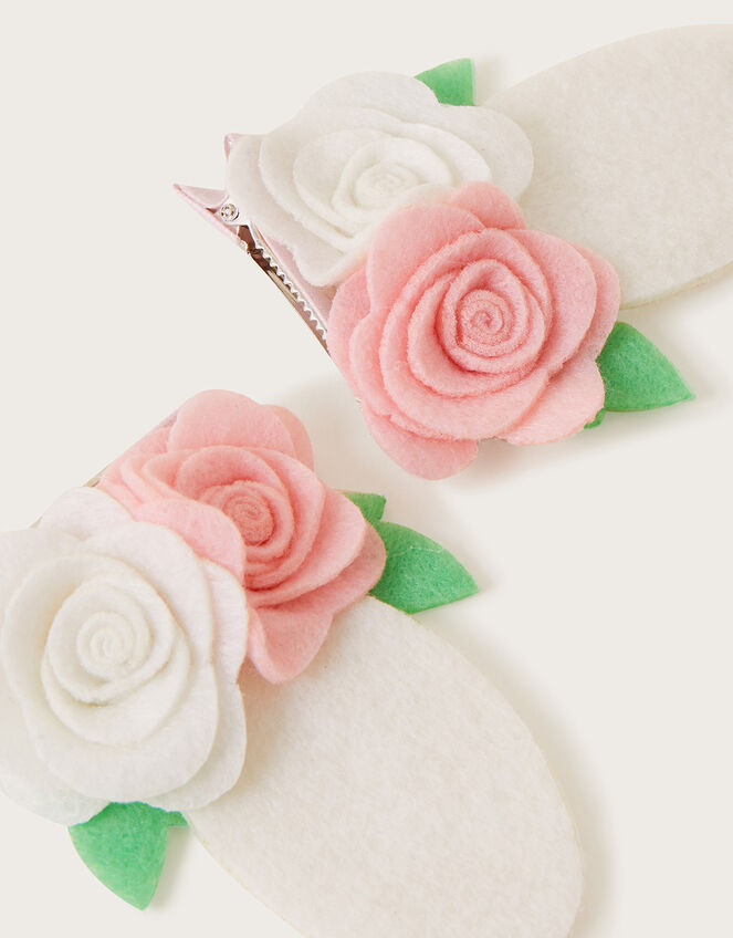 Crafty Bunny Hair Clips Set of Two, , large