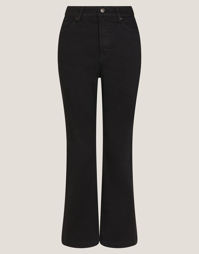 Cassie Kick Flare Jeans, Black (BLACK), large