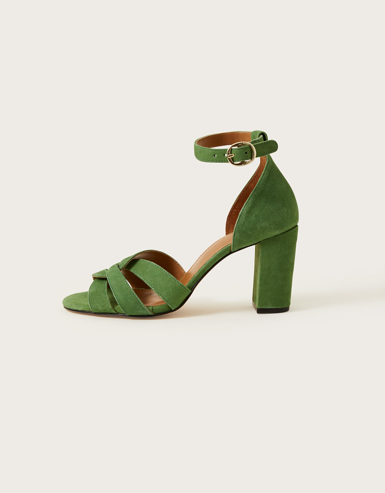 Green suede top sandals uk