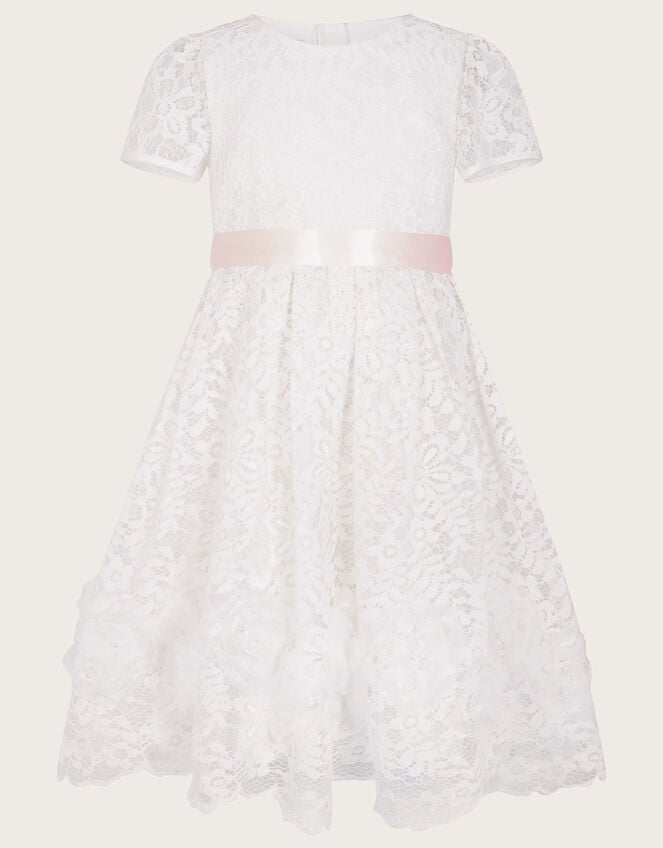 Arya Lace Dress, Ivory (IVORY), large