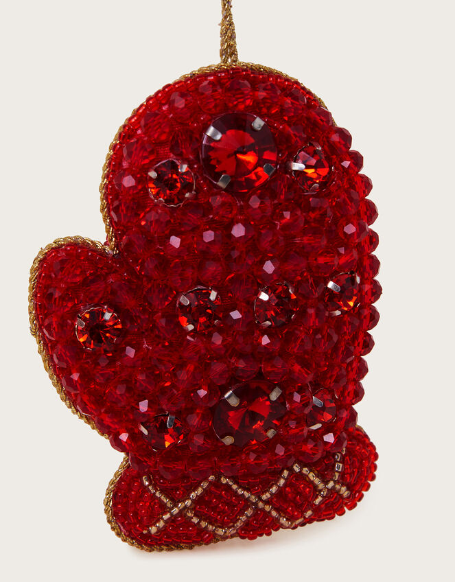 Embellished Mitten Christmas Tree Decoration, , large