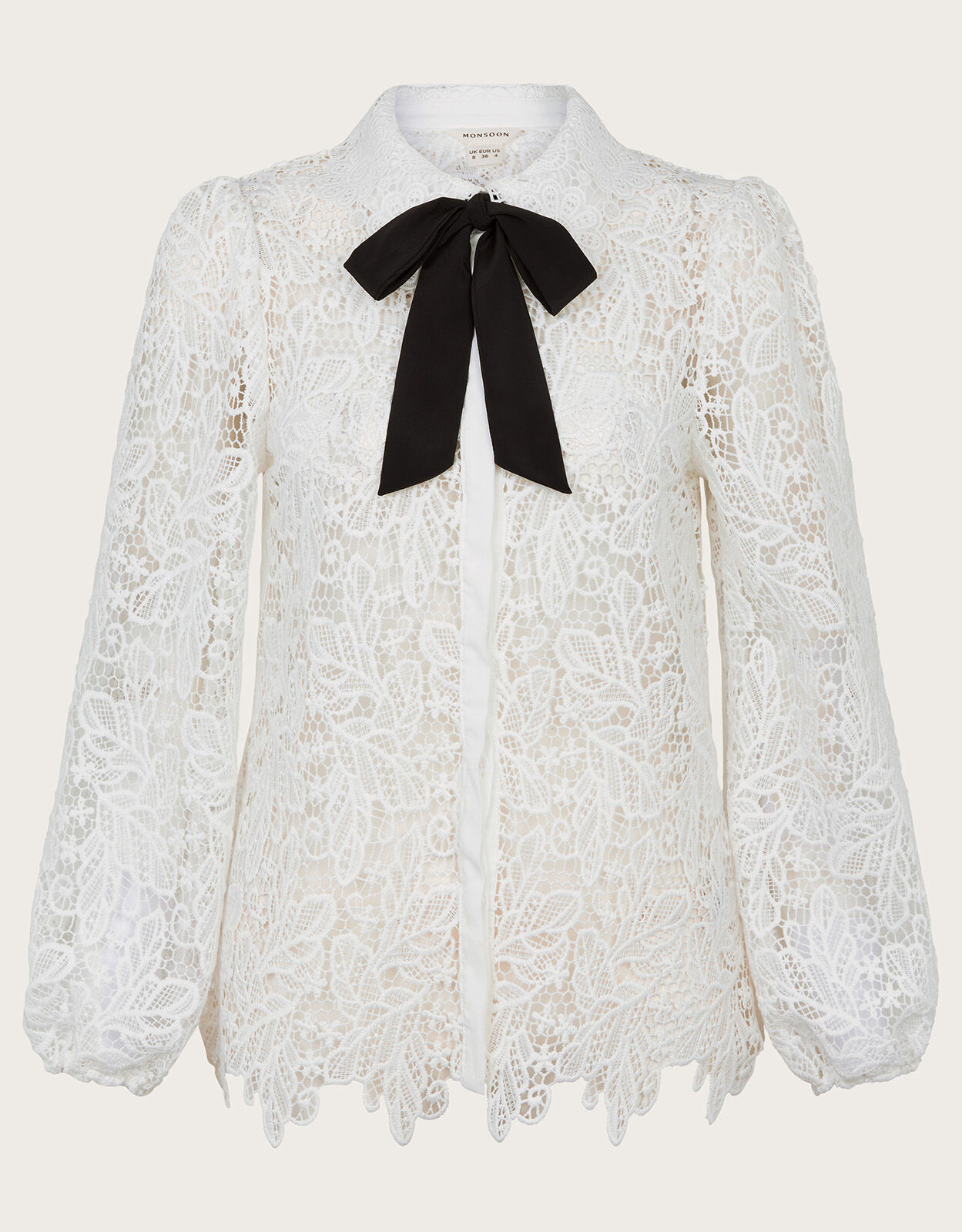 YILON イロン FLEUR LACE BLOUSE ivory Fleur lace blouse – YILON