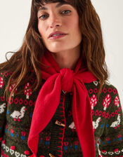 Monsoon x Sarah Corbett-Winder Knitted Triangle Scarf, , large