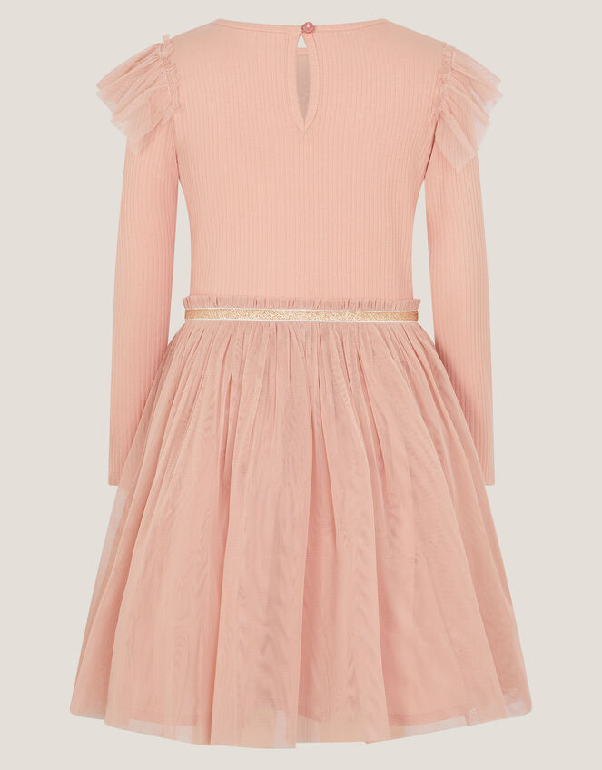 Unicorn Embellished Disco Dress, Pink (PINK), large