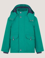 3-In-1 Water-Resistant Anorak Coat, Green (GREEN), large
