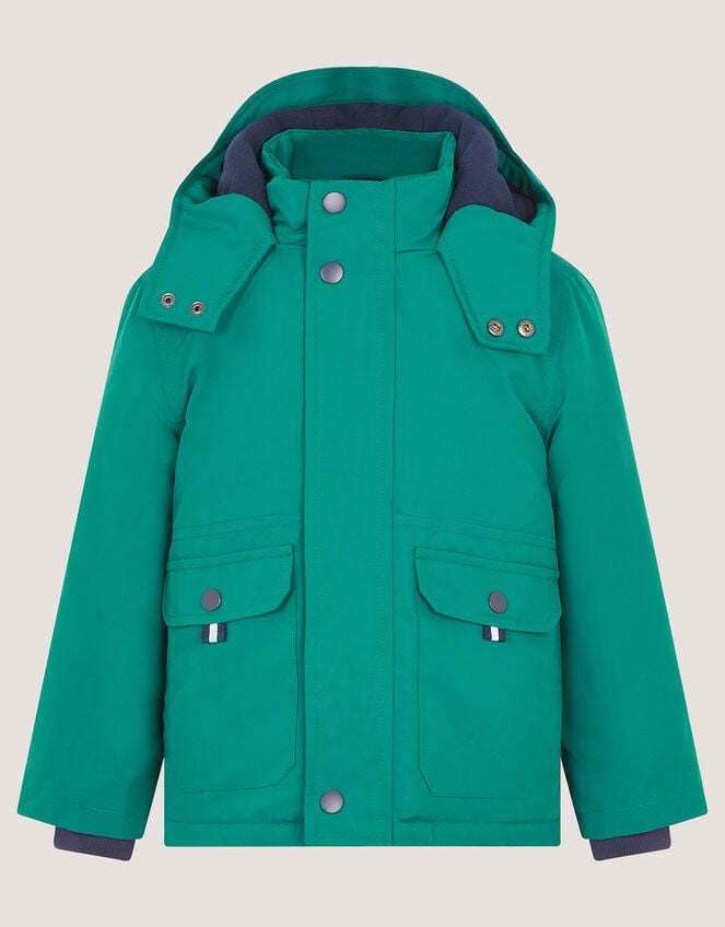 3-In-1 Water-Resistant Anorak Coat, Green (GREEN), large