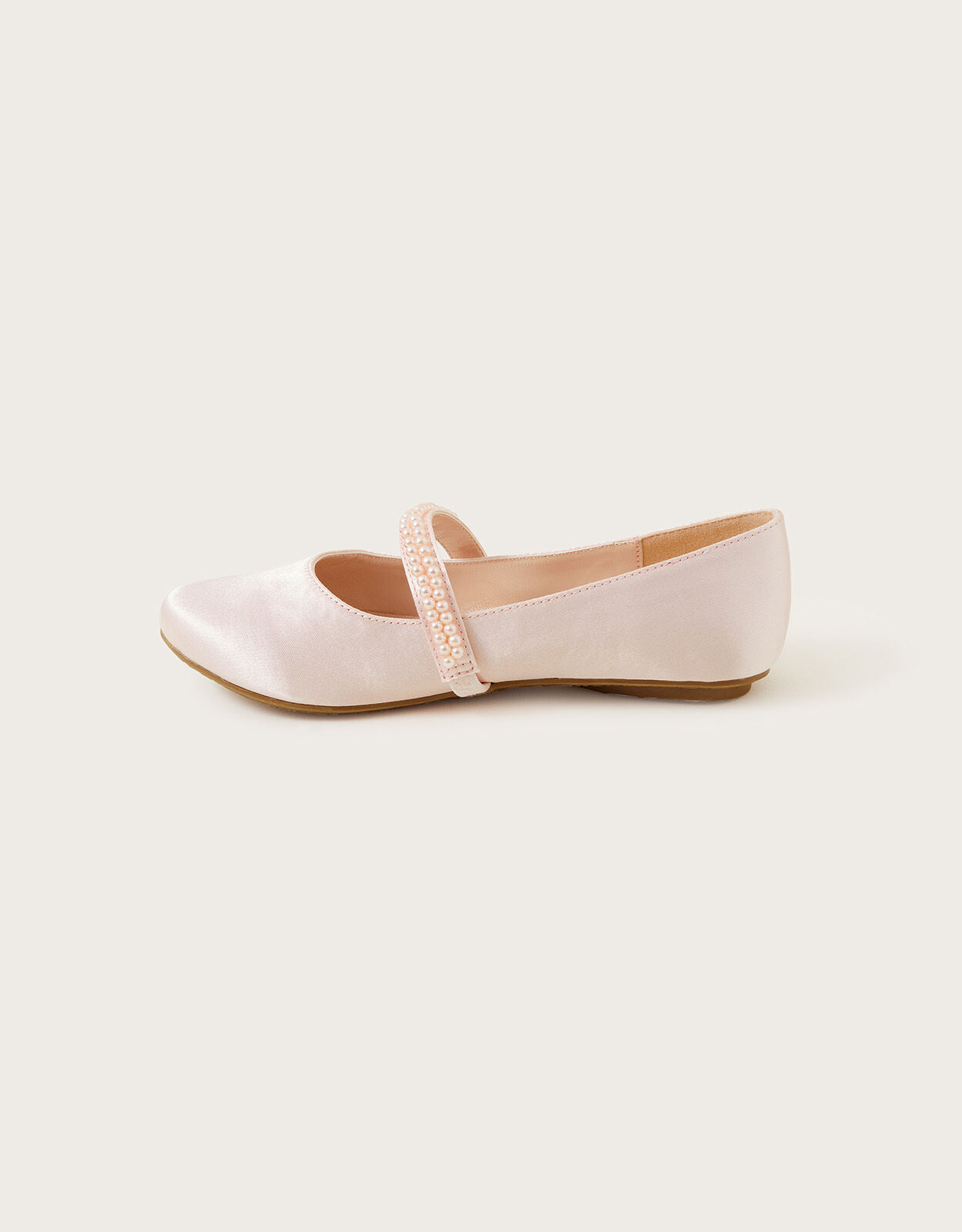Pearl Ballerina Flats Pink