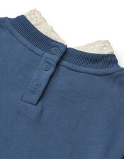 Liewood Lace Collar Sweatshirt , Blue (BLUE), large
