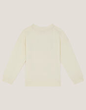 Magical Unicorn Print Sweatshirt, Ivory (IVORY), large