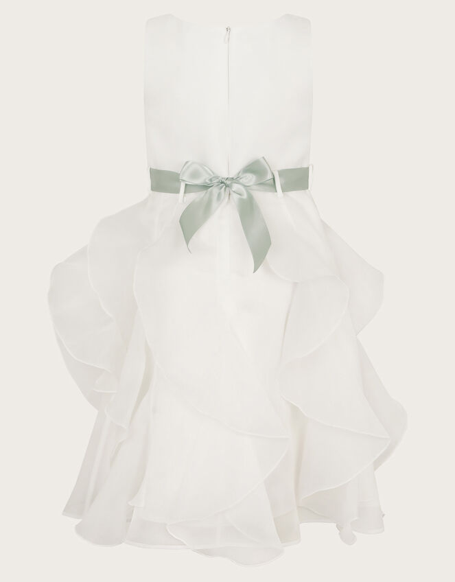 Organza Flower Can Can Dress, Ivory (IVORY), large