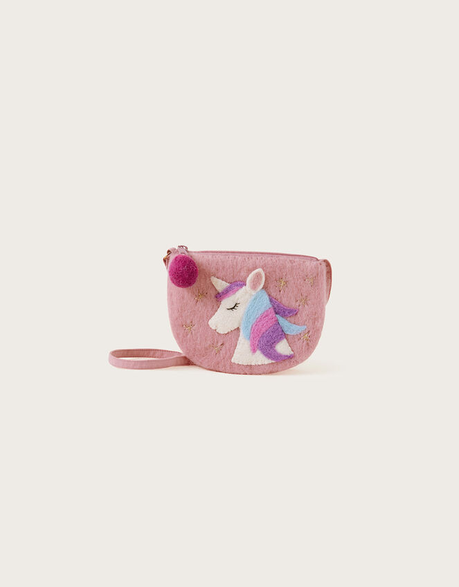 Handmade Felt Unicorn Bag, , large