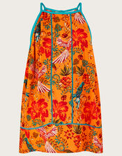 Palm Print Cami in LENZING™ ECOVERO™, Orange (ORANGE), large