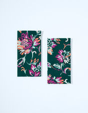 Floral Print Reusable Napkins Set of Two, , large