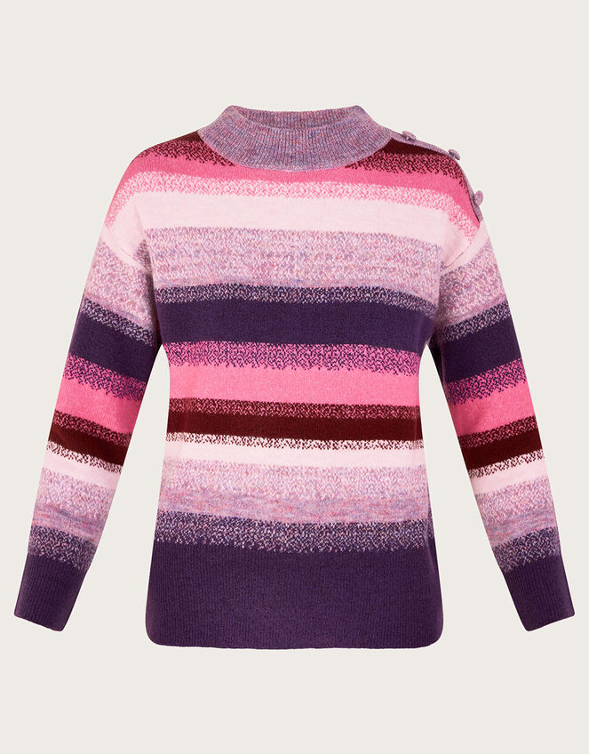 Stripe Jumper , Pink (PINK), large