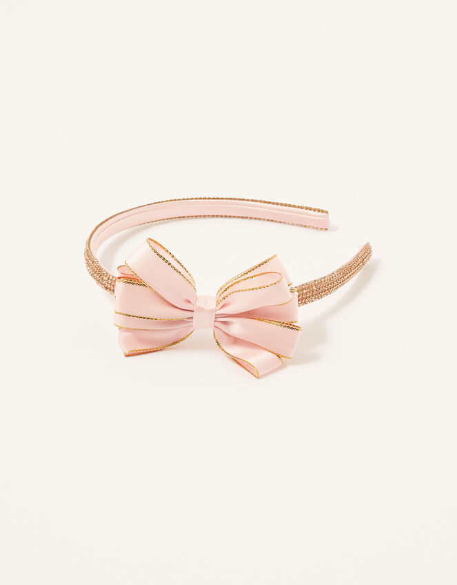 Bow Diamante Headband , , large