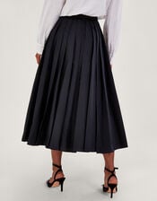 Tully Taffeta Skirt, Black (BLACK), large