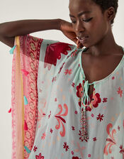 Abbie Floral Mini Kaftan, , large