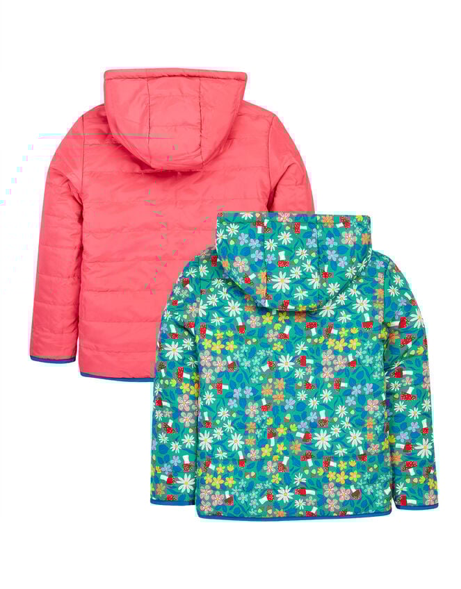 Frugi Reversible Toasty Trail Jacket, Pink (PINK), large