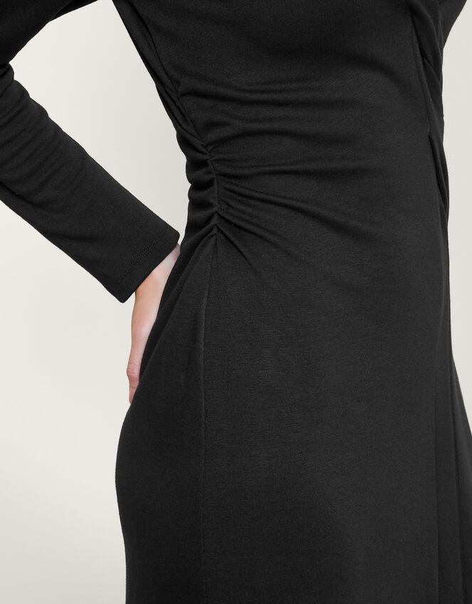 Paula Ponte Dress, Black (BLACK), large