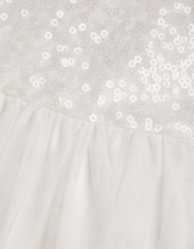 Baby Truth Sequin Dress, Ivory (IVORY), large