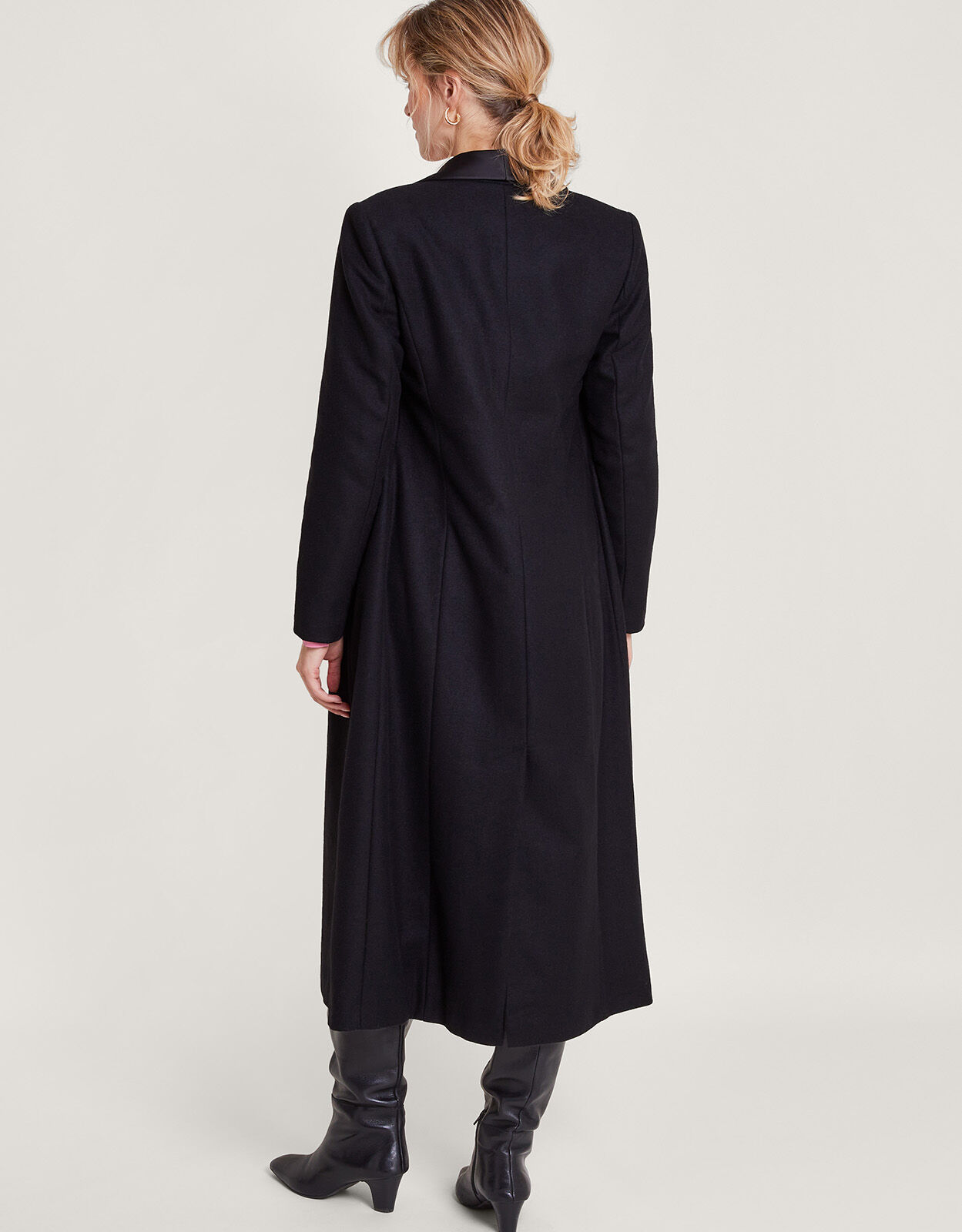 Long best sale coat tuxedo