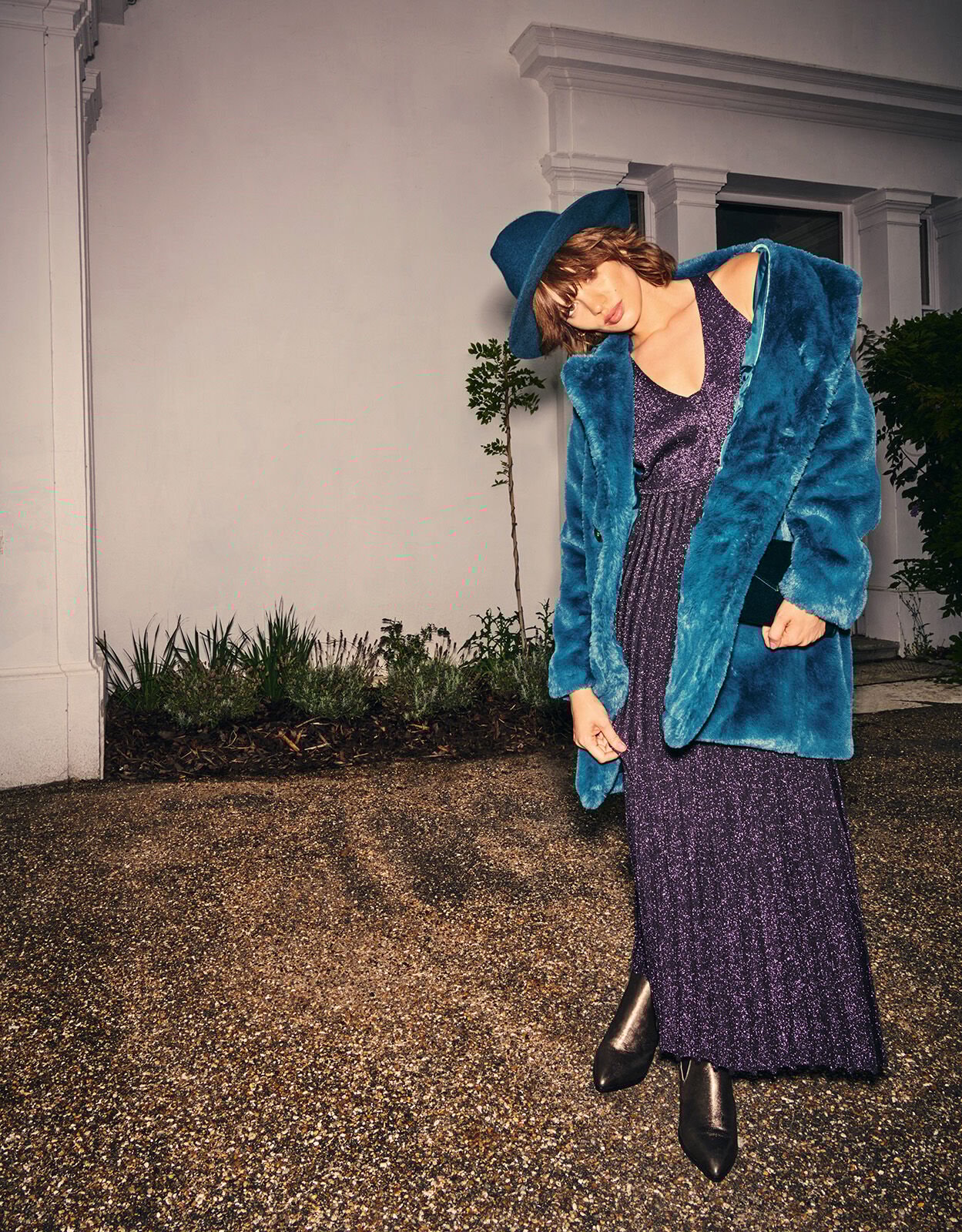 Monsoon faux fur coat deals