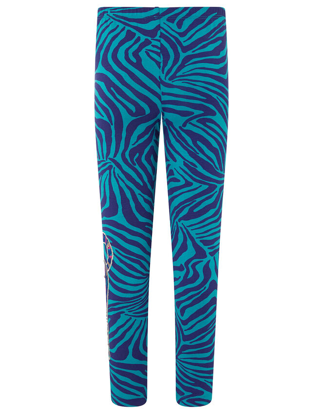 Lizzie Tiger Leggings, Teal (TEAL), large
