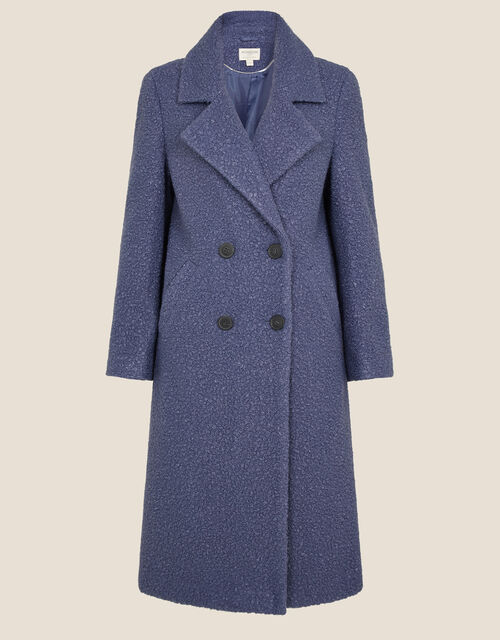 Betsy Boucle Coat, Blue (BLUE), large