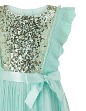Gabriella Sustainable Sequin Pleated Dress, , large