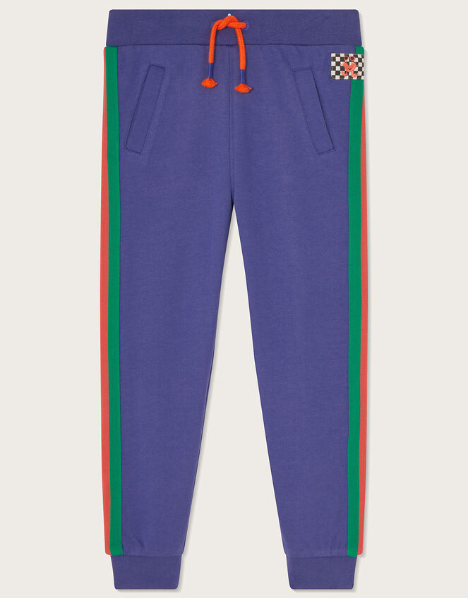 Side Stripe Joggers, Blue (BLUE), large
