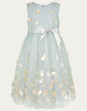 3D Petal Dress, Grey (GREY), large