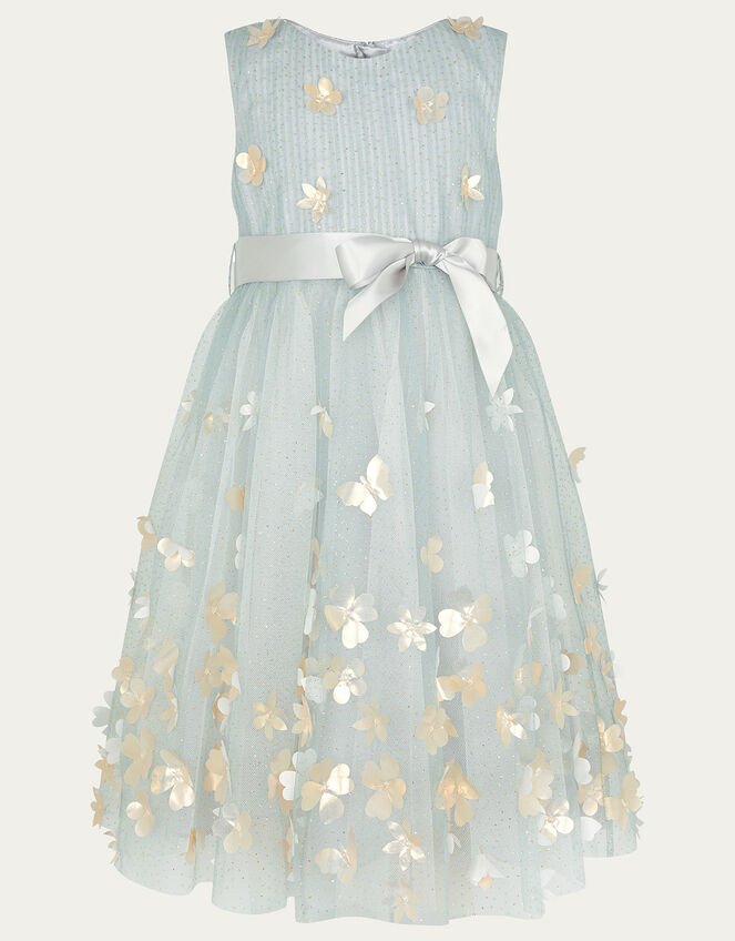 3D Petal Dress, Grey (GREY), large