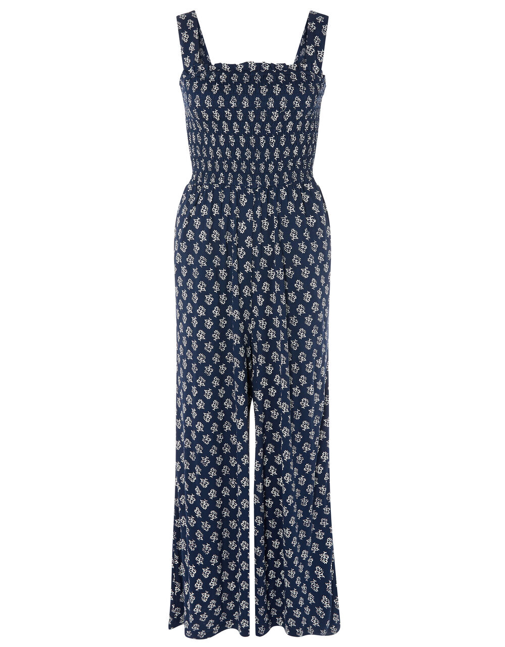 Printed Jumpsuit Blue Jumpsuits Monsoon UK.