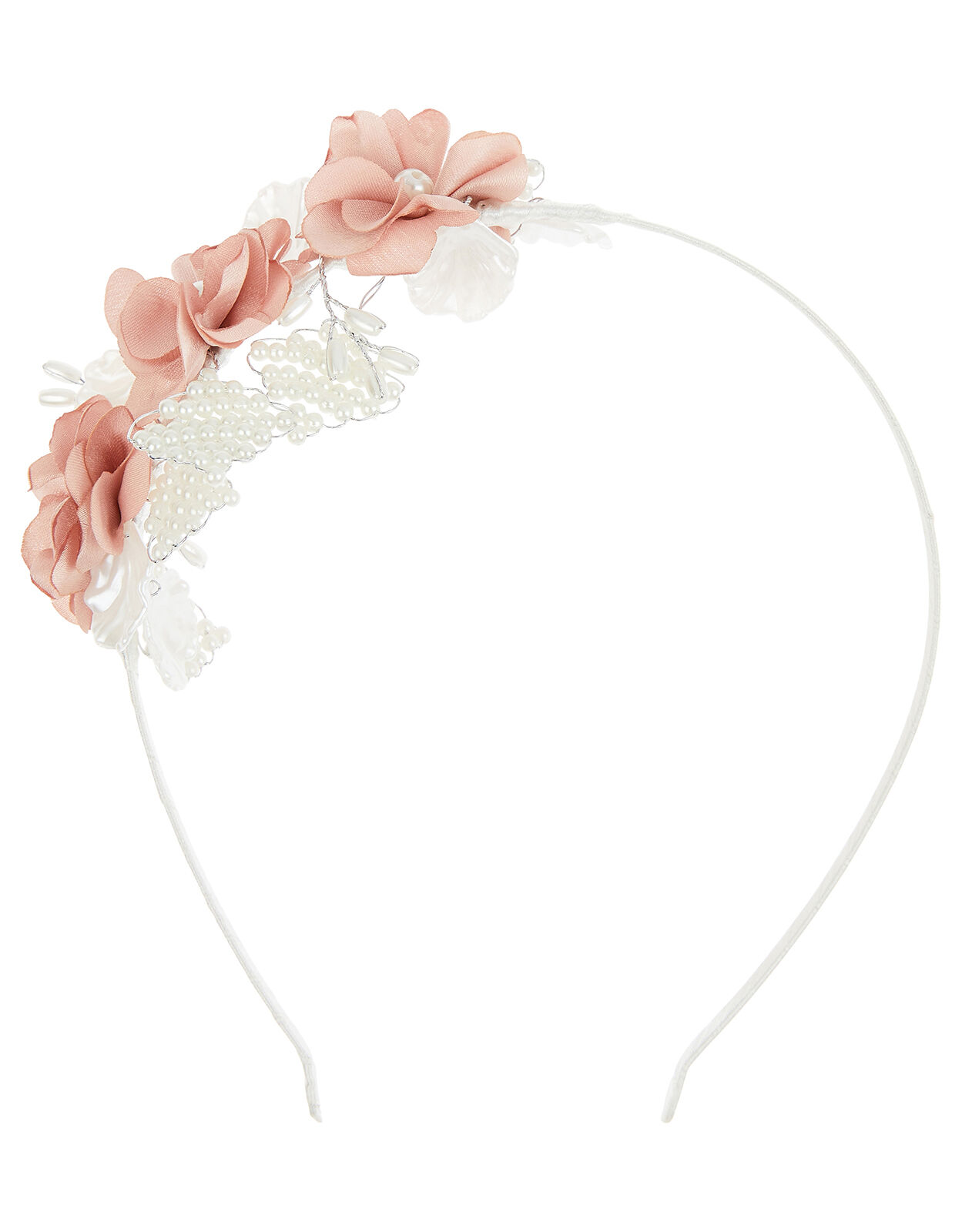 Pearl and Flower Headband Girls Hair Accessories Monsoon UK