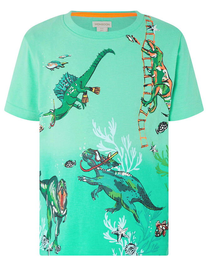 Mason Dinosaur T-Shirt, Green (GREEN), large