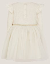 Baby Bear Tulle Disco Dress, Ivory (IVORY), large