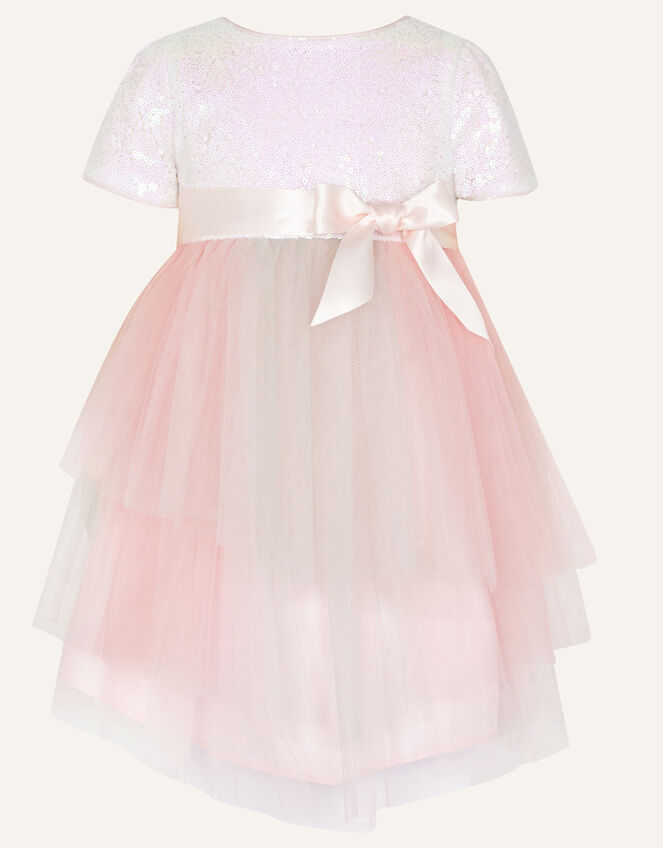 Baby Prairie Sequin Rainbow Dress, Pink (PINK), large