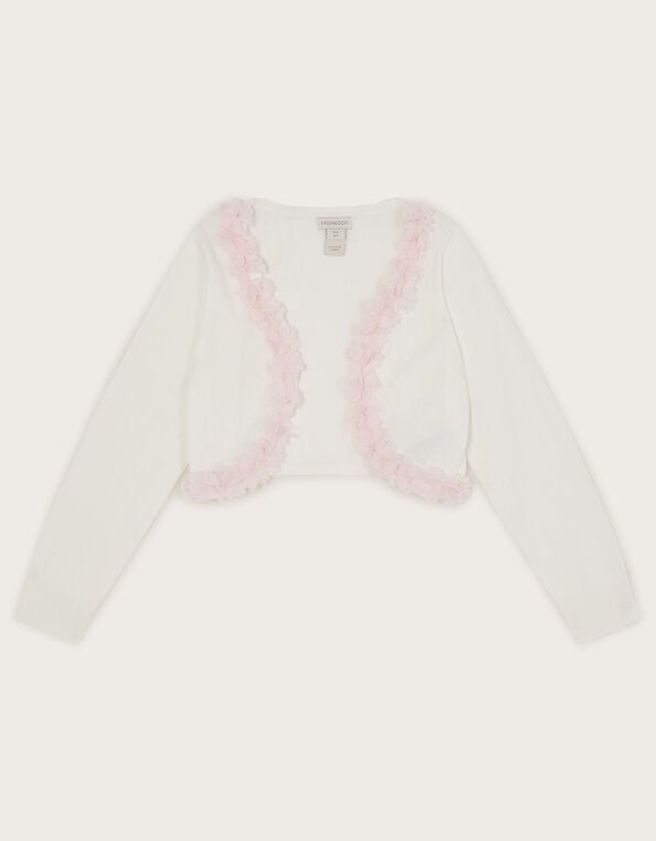 3D Floral Trim Cardigan, Multi (MULTI), large