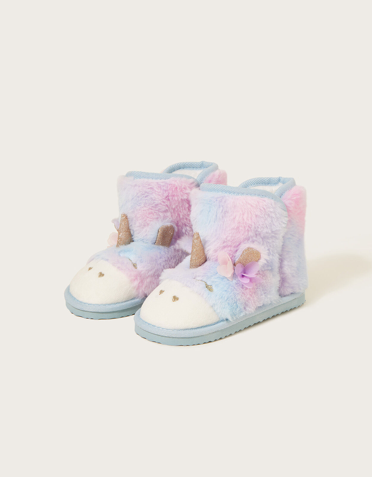 Rainbow Unicorn Slipper Boots Multi