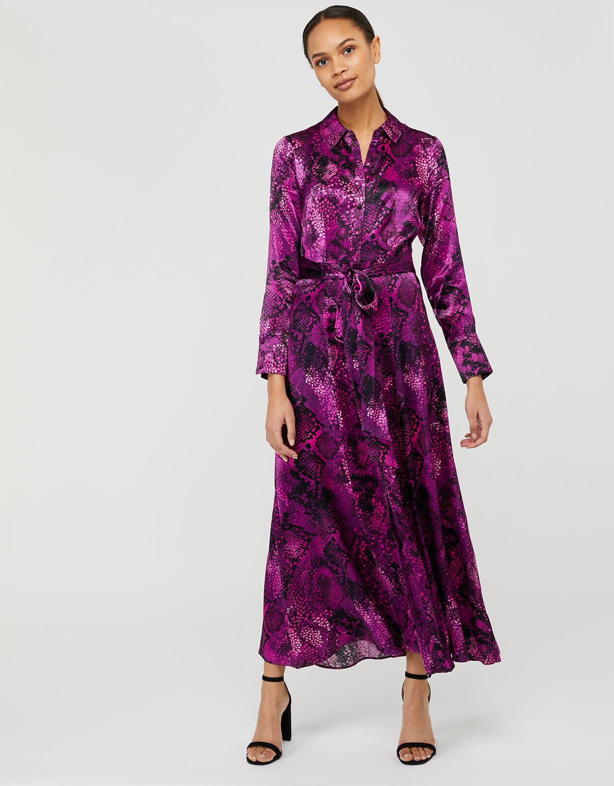 monsoon snake print dress
