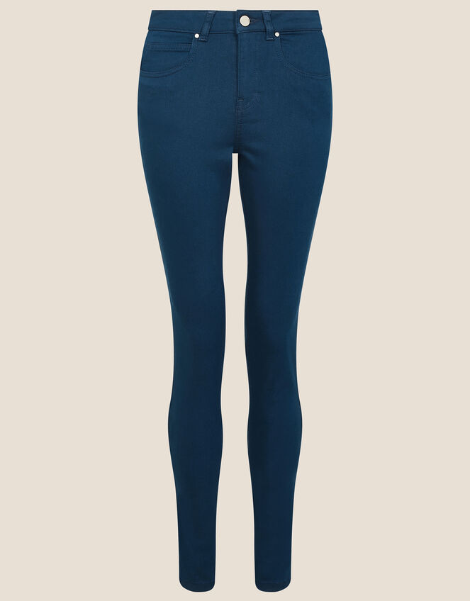 Nadine Regular-Length Skinny Jeans, Blue (PETROL), large