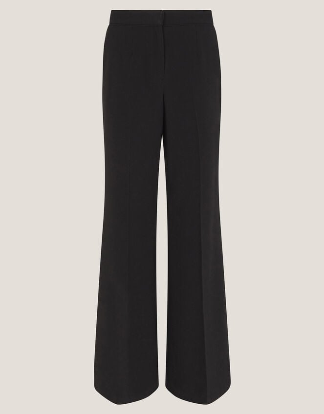 Erin Flared Tailored Trousers, Black (BLACK), large