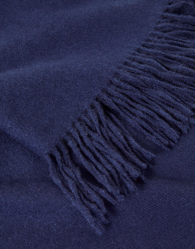 Soft-Touch Woven Scarf, Blue (BLUE), large