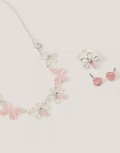 Floral Butterfly Jewellery Set, , large