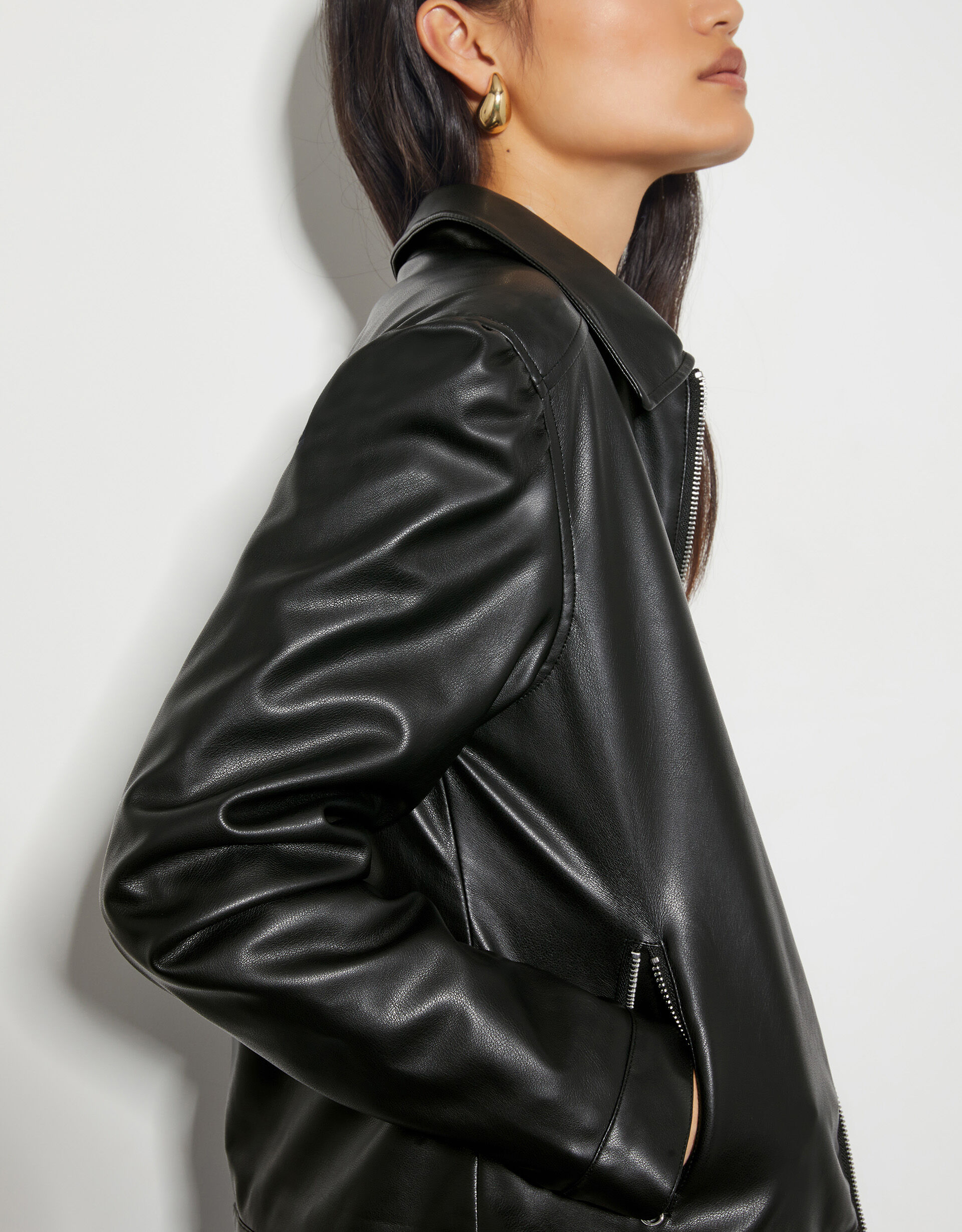 Bella faux fur bomber hot sale