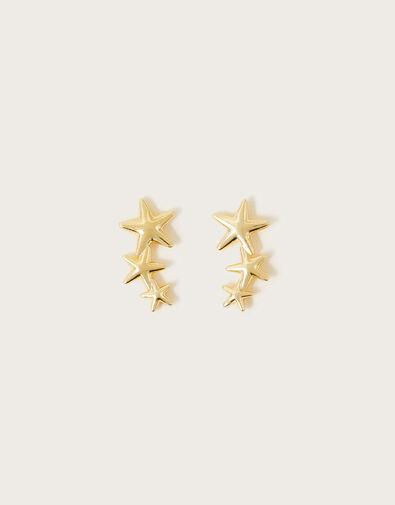 Star Trio Stud Earrings, , large