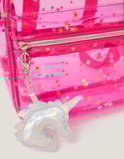 Clear Unicorn Backpack, , large